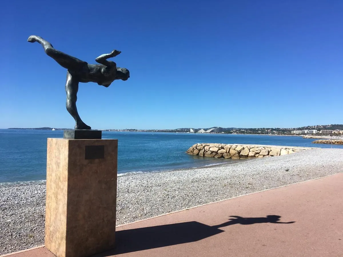 Studio F1 Vue Mer A 30M Des Plages Cagnes-sur-Mer Apartment